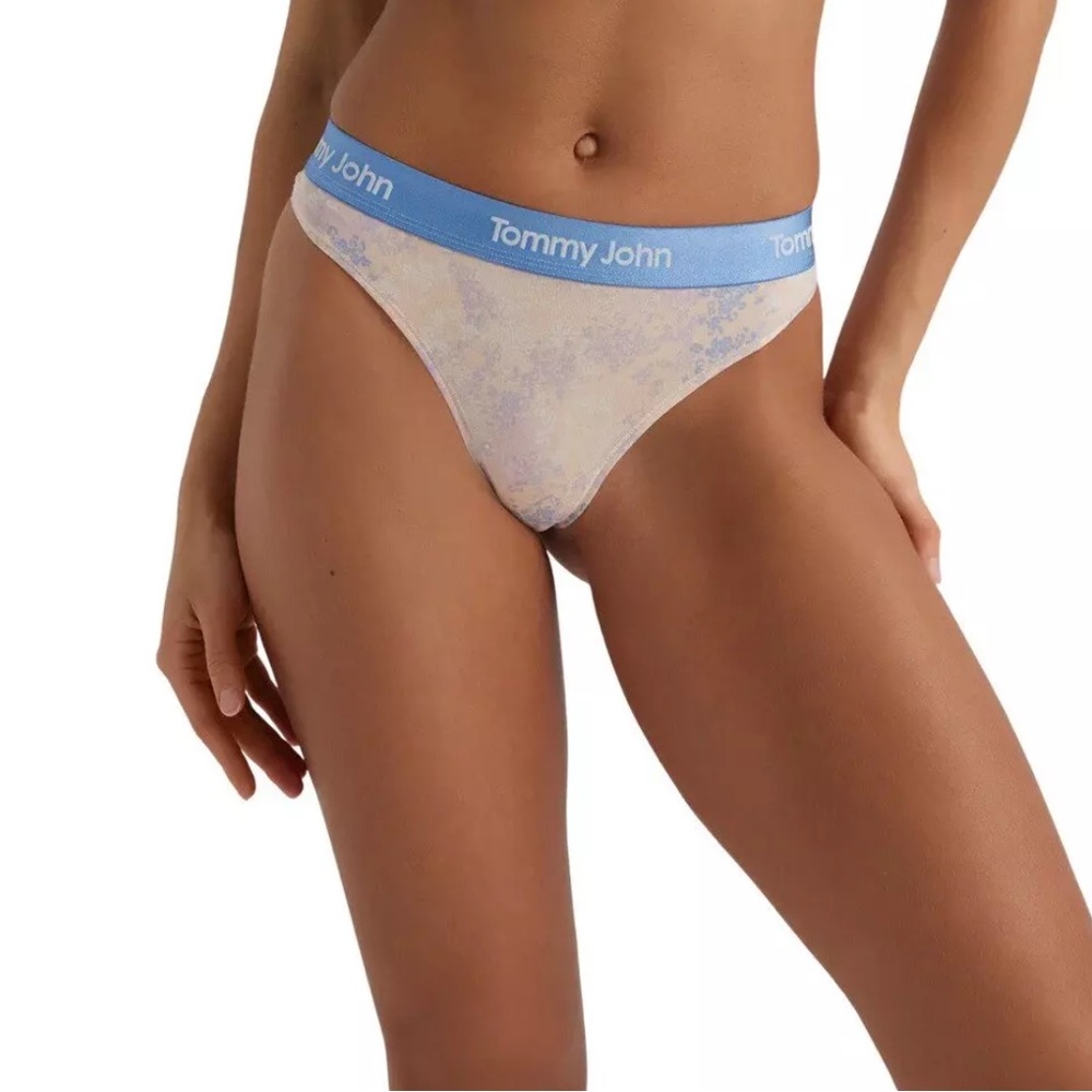 BNWT Tommy John Floral Second Skin Thong